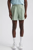 STOCKHOLM SURFBOARD CLUB Logo Jacquard Waist Loose Fit Shorts Green at Nordstrom,