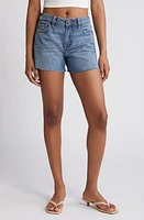 HIDDEN JEANS Mid Rise Denim Cutoff Shorts Medium Wash at