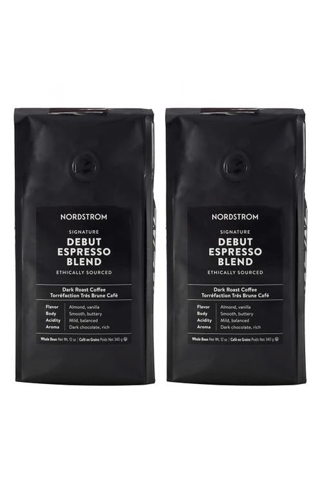 Nordstrom Ethically Sourced Debut Espresso Blend -Pack Whole Bean Coffee in at Nordstrom