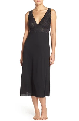 Natori 'Zen Floral' Nightgown Black at Nordstrom,