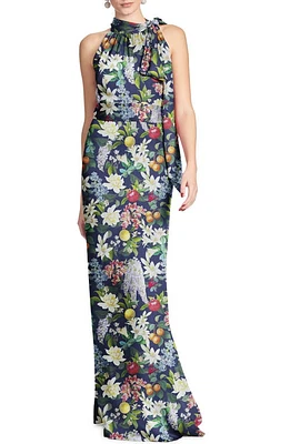 Sachin & Babi Kayla Halter Gown Alto Giardino at Nordstrom,