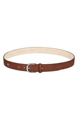 Longchamp Le Pliage Leather Belt in Cognac at Nordstrom