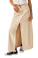 Free People As You Are Corduroy Maxi Skirt in Beechwood at Nordstrom, Size 0