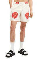 AllSaints Roze Swim Trunks in Ecru White at Nordstrom, Size Xx-Large