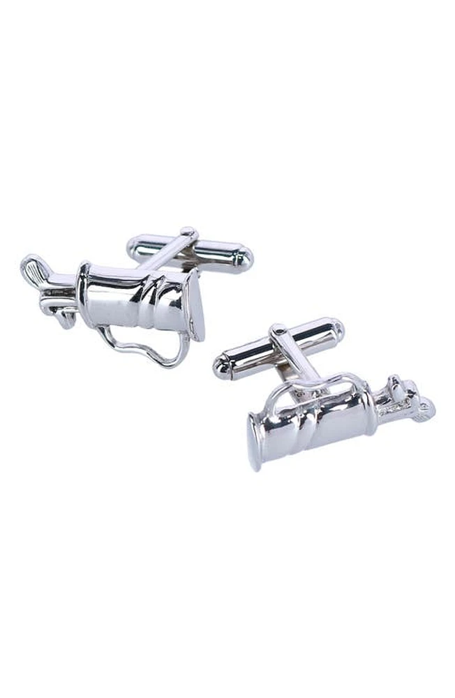 Trafalgar Golf Bag Sterling Silver Cuff Links at Nordstrom