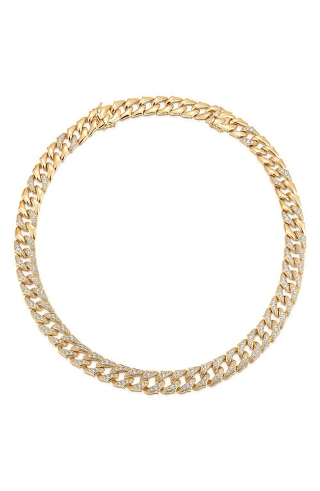 Sara Weinstock Luci Diamond Link Collar Necklace in Yellow Gold at Nordstrom