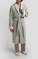 Parachute Cloud Organic Cotton & Linen Robe in Moss With Cream at Nordstrom