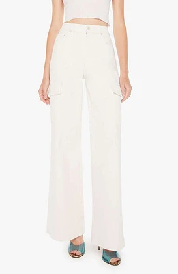 MOTHER The Undercover Sneak Cargo Pants Cream Puffs at Nordstrom,