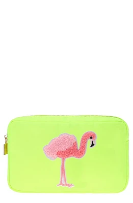 Bloc Bags Medium Flamingo Cosmetic Bag in Neon Yellow at Nordstrom