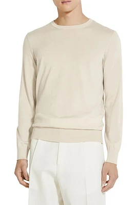 ZEGNA Cashseta Cashmere & Silk Sweater Iuta Beige at Nordstrom, Us