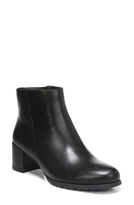 Naturalizer Bay Waterproof Bootie in Black Leather at Nordstrom, Size 10