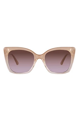 Velvet Eyewear Ada 52mm Cat Eye Sunglasses in Blush at Nordstrom