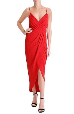 Julia Jordan High-Low Dress Red at Nordstrom,