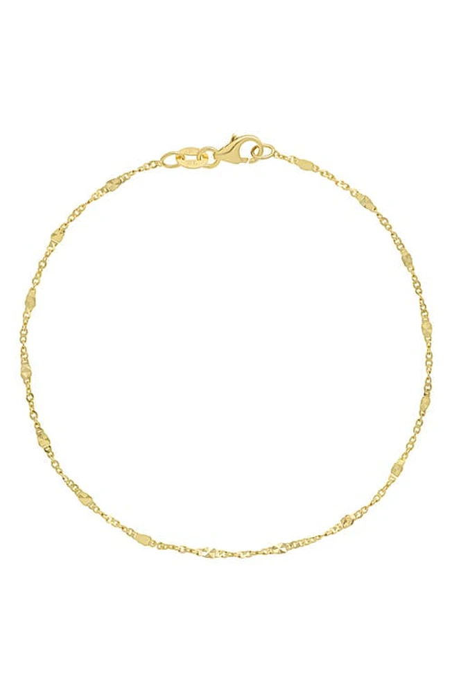 Bony Levy 14K Gold Station Bracelet in 14K Yellow Gold at Nordstrom, Size 7