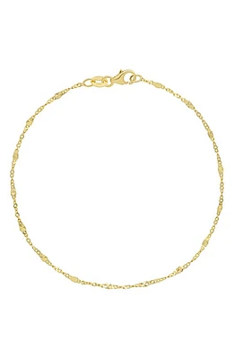 Bony Levy 14K Gold Station Bracelet in 14K Yellow Gold at Nordstrom, Size 7