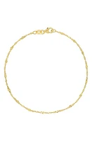 Bony Levy 14K Gold Station Bracelet in 14K Yellow Gold at Nordstrom, Size 7