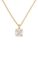 Kate Spade New York little luxuries pendant necklace in Clear/Gold. at Nordstrom