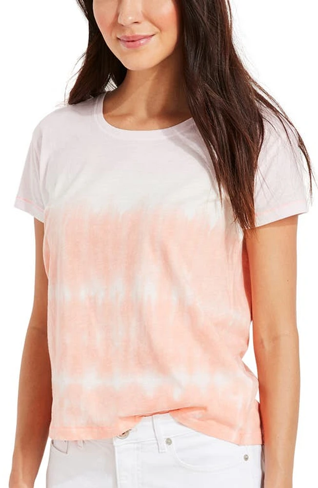 vineyard vines Tie Dye Surf T-Shirt in Bright Peach at Nordstrom, Size Large