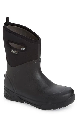 Bogs Bozeman Mid Waterproof Boot Black at Nordstrom,