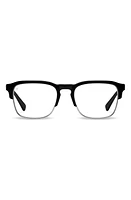 Vincero Villa 53mm Blue Light Blocking Glasses in Black/Clear at Nordstrom