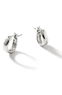 John Hardy Small Surf Hoop Earrings in Silver at Nordstrom