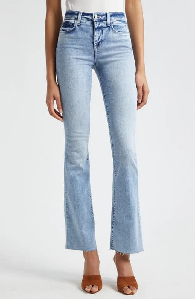 L'AGENCE Ruth Raw Hem Straight Leg Jeans Loyola at Nordstrom,