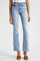 L'AGENCE Ruth Raw Hem Straight Leg Jeans Loyola at Nordstrom,