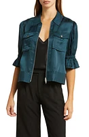 Cinq à Sept Holly Ruffle Sleeve Jacket at Nordstrom,