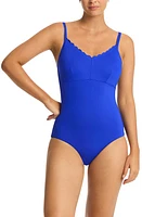 Sea Level Scalloped DD-Cup & E-Cup Underwire One-Piece Swimsuit at Nordstrom, Us