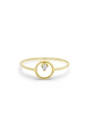 Zoë Chicco Prong Diamond Ring 14K Yellow Gold at Nordstrom,