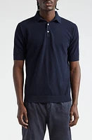 Thom Sweeney Cotton Air Crepe Polo at Nordstrom,