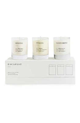 BROOKLYN CANDLE STUDIO Earthy + Warm Escapist Votive Candle Set in Earthy/Warm at Nordstrom