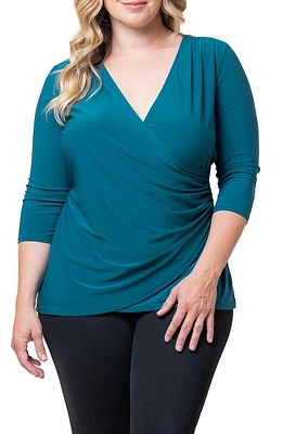 Kiyonna Faux Wrap Top at Nordstrom,