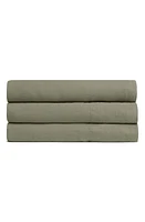 Parachute Linen Flat Sheet in Moss at Nordstrom