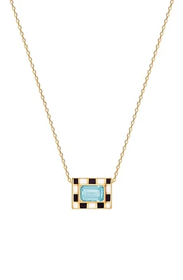 NeverNoT Mini Chess Pendant Necklace in /gold at Nordstrom