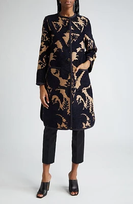 Etro Paisley Reversible Longline Coat S9883 at Nordstrom, Us