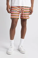 KROST Crushed Sand Knit Shorts Orange Multi at Nordstrom,