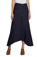 Wash Lab Denim Selma Pieced Asymmetric Maxi Skirt at Nordstrom,