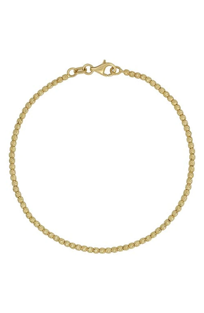 Bony Levy 14K Gold Beaded Bracelet in 14K Yellow Gold at Nordstrom