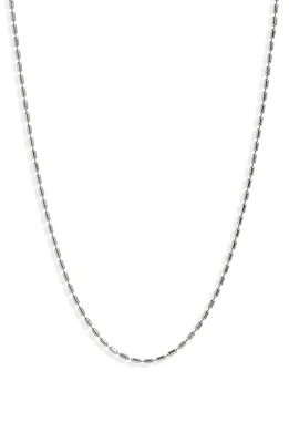 Jenny Bird Milly Chain Necklace in Silver at Nordstrom