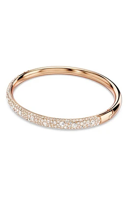 Swarovski Meteora Hinge Bangle in Rose Gold at Nordstrom