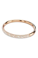 Swarovski Meteora Hinge Bangle in Rose Gold at Nordstrom