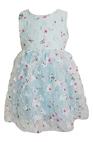 Popatu Kids' 3D Butterfly Party Dress Blue at Nordstrom,