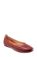 SoftWalk Safi Flat Dk Red at Nordstrom,