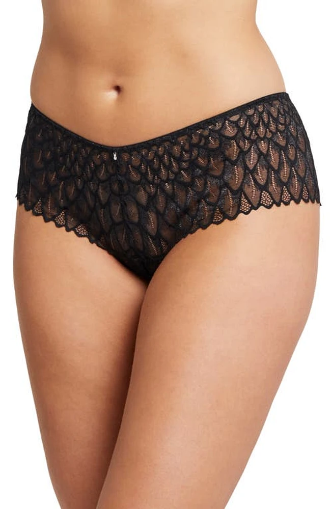 Montelle Intimates Feather Lace Brazilian Briefs at Nordstrom,