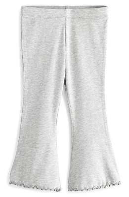 NEXT Kids' Rib Stretch Cotton Flare Leggings Grey at Nordstrom,