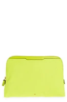 Anya Hindmarch Lotions & Potions Recycled Nylon Zip Pouch in Neon Yellow at Nordstrom