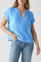 Michael Stars Naomi Split Neck Gauze Top at Nordstrom,