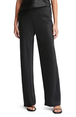 Vince Fluid High Waist Straight Leg Pants in Black at Nordstrom, Size Xx-Small