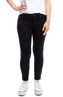 1822 Denim Butter Crop Skinny Jeans Black at Nordstrom,